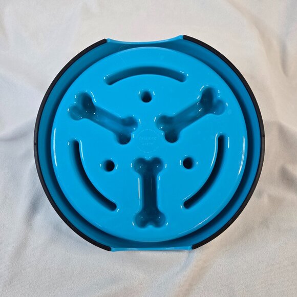 Frisco Bone Shaped Ridges Slow Feed Bowl - Picture 4 of 4